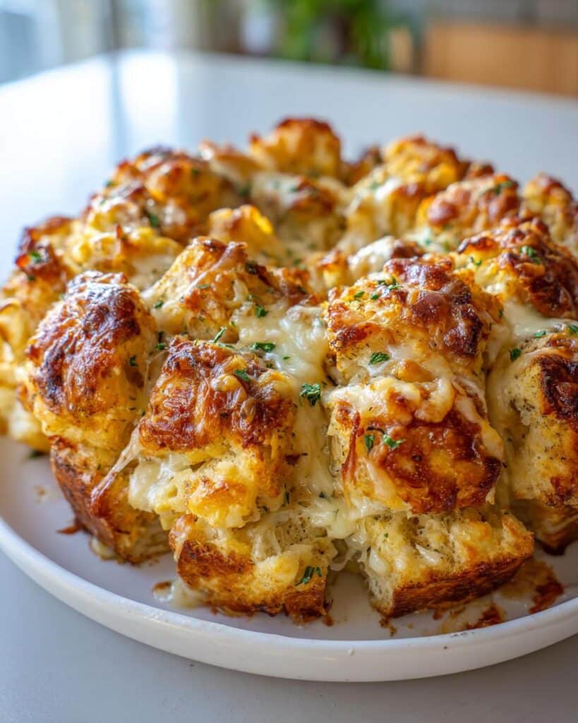 Chicken Alfredo Monkey Bread