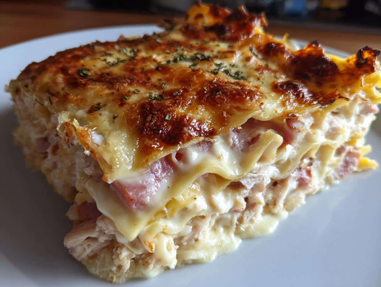 Chicken Cordon Bleu Lasagna - detail 1