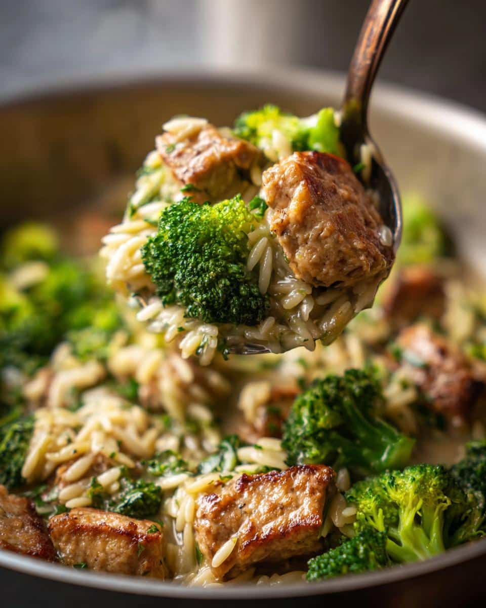 Chicken Sausage and Broccoli Orzo - detail 1
