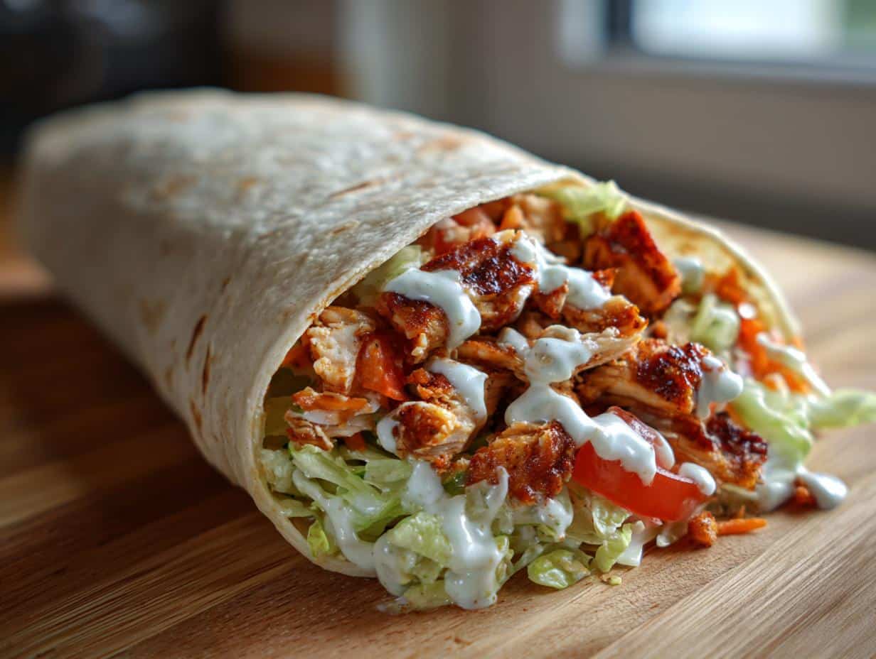 Chipotle Ranch Grilled Chicken Burrito Recipe - detail 1