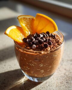 Chocolate Orange Overnight Oats