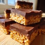 Chocolate Peanut Butter Rice Krispie Bars