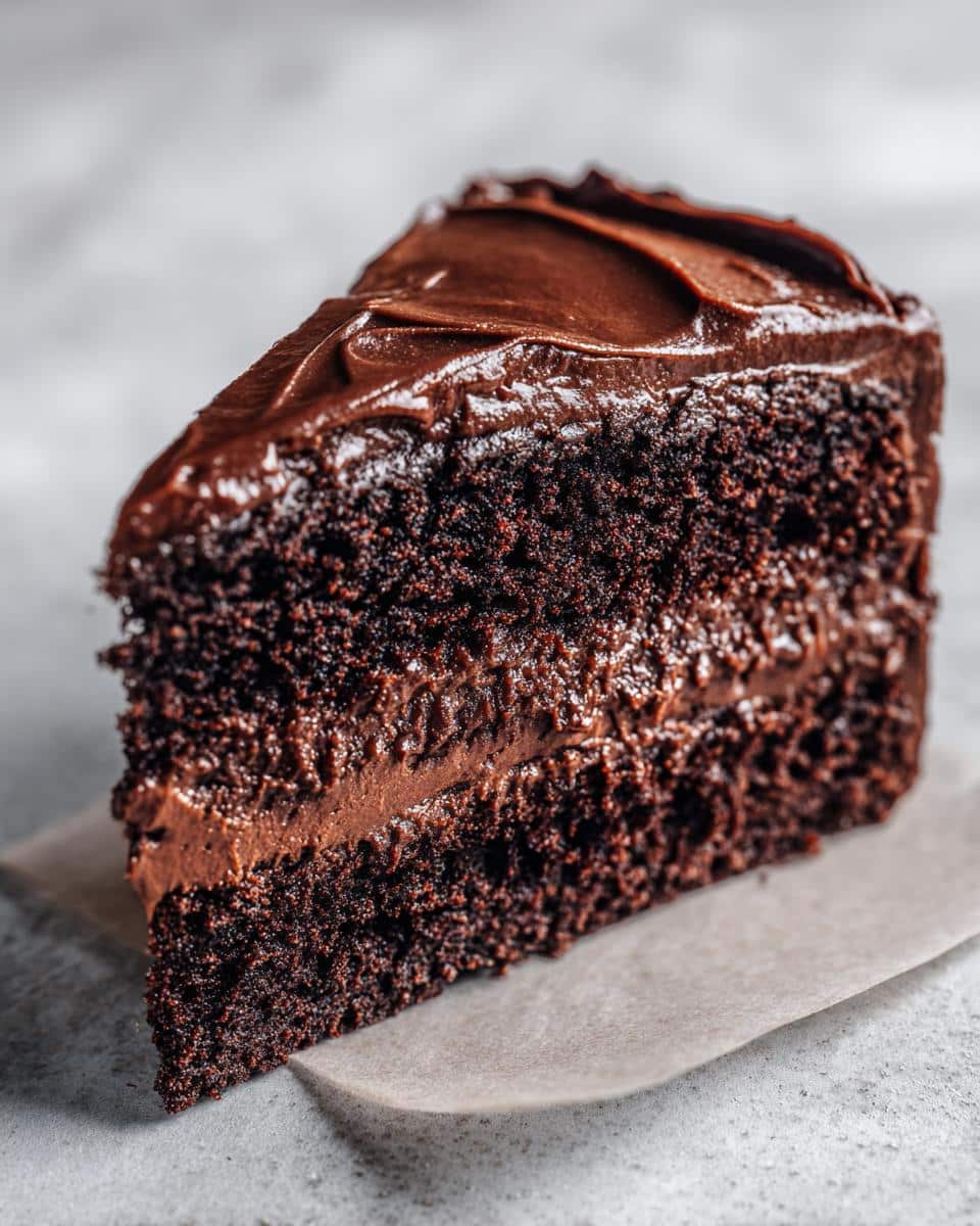 Chocolate Velvet Cake - detail 1