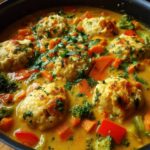 Coconut Curry Soup With Dumplings