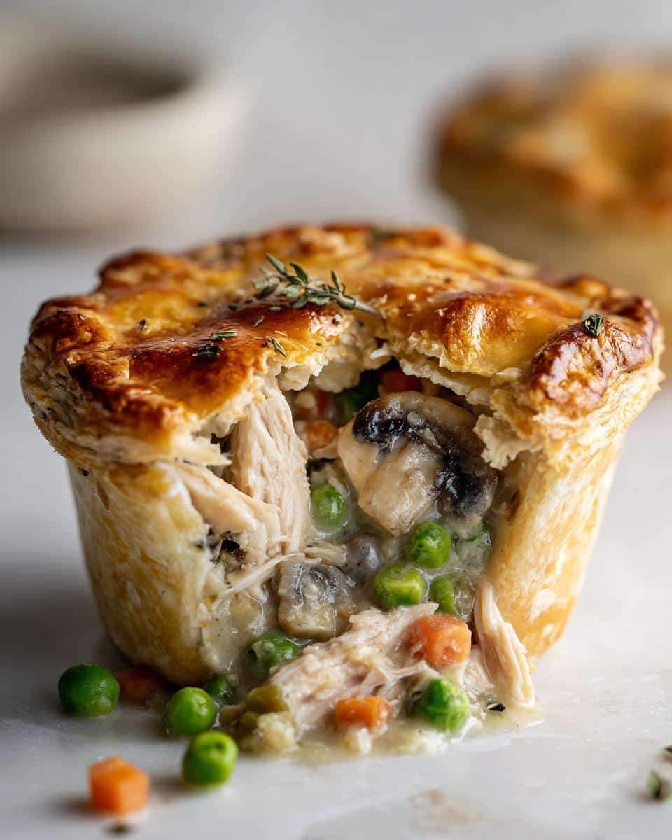 Cozy Chicken and Mushroom Pot Pie - detail 1