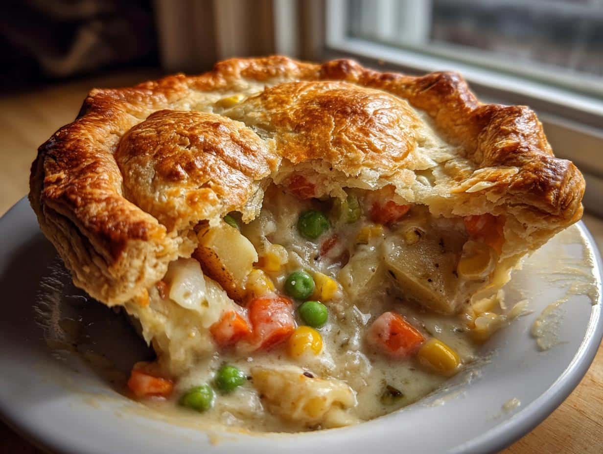 Cozy Roasted Vegetable Pot Pie - detail 1