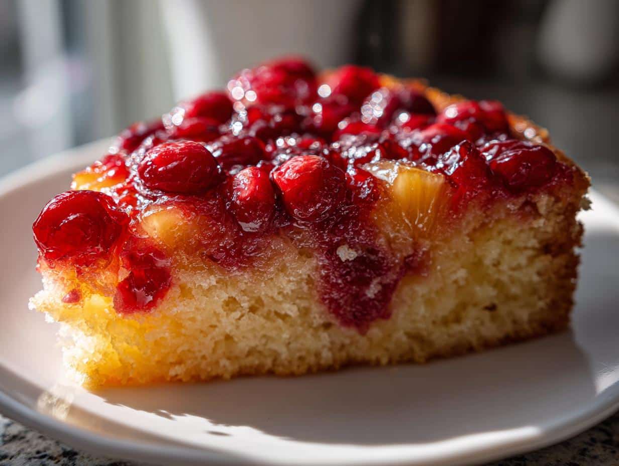 Cranberry Pineapple Upside-Down Cake Recipe - detail 1