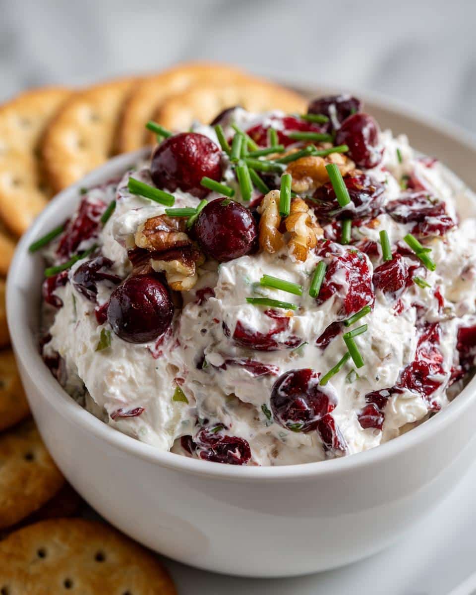 Cranberry Walnut Cream Cheese Dip - detail 1