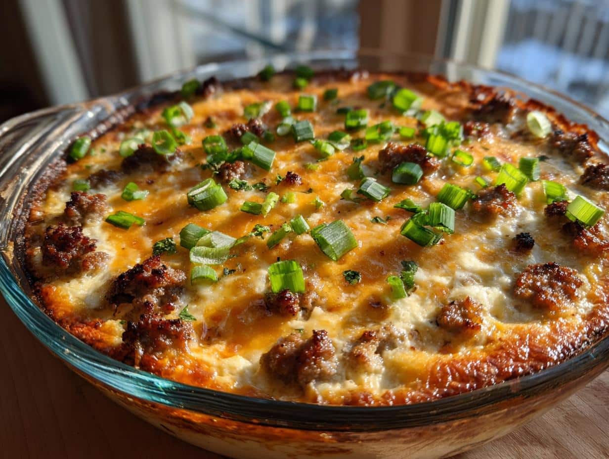 Creamy Sausage and Cheddar Cheese Dip Recipe - detail 1