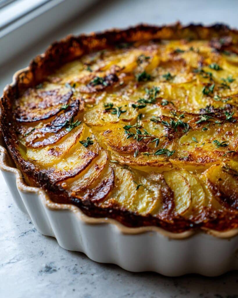 Crispy Balsamic Potato Torte