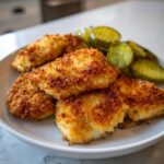 Crispy Dill Pickle Parmesan Chicken