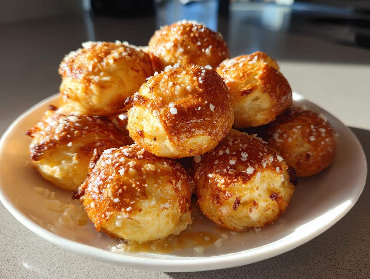 Crispy Garlic Parmesan Pretzel Bites Recipe - detail 1