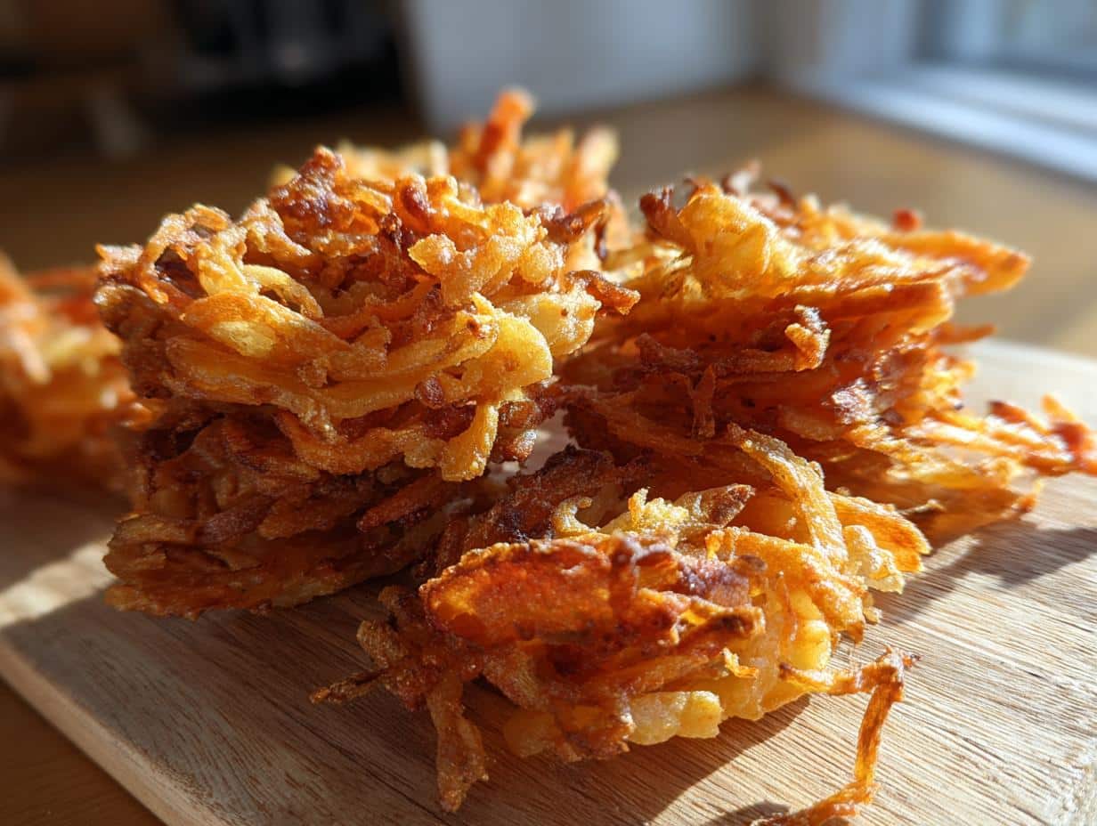 Crispy Onion and Potato Stacks - detail 1