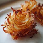 Crispy Onion and Potato Stacks