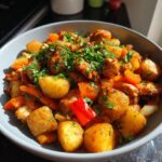 Crispy Potato and Chicken Bowl