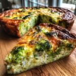 Crustless Broccoli and Onion Pie