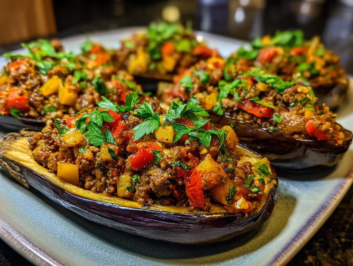 Easy Tasty Turkish Stuffed Eggplant - detail 1