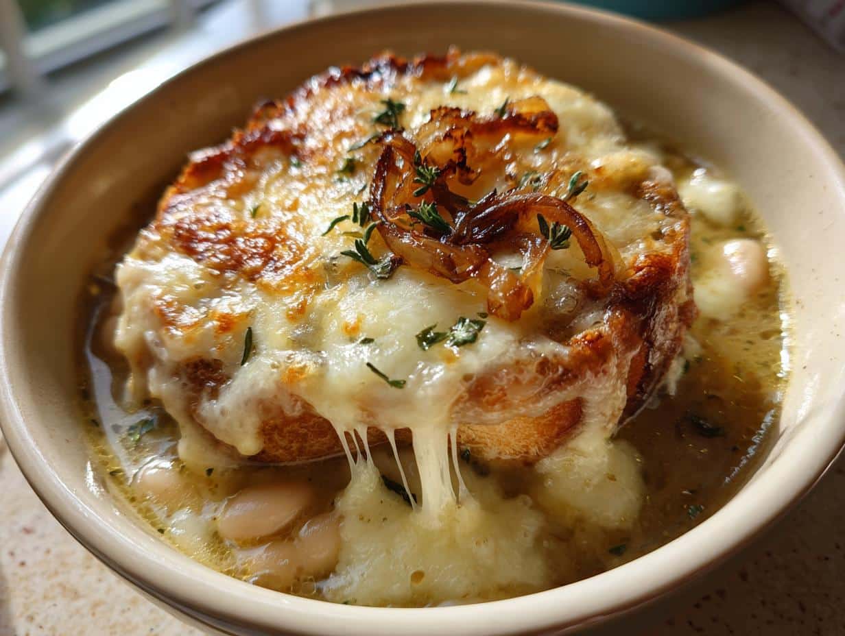 French Onion White Beans - detail 1