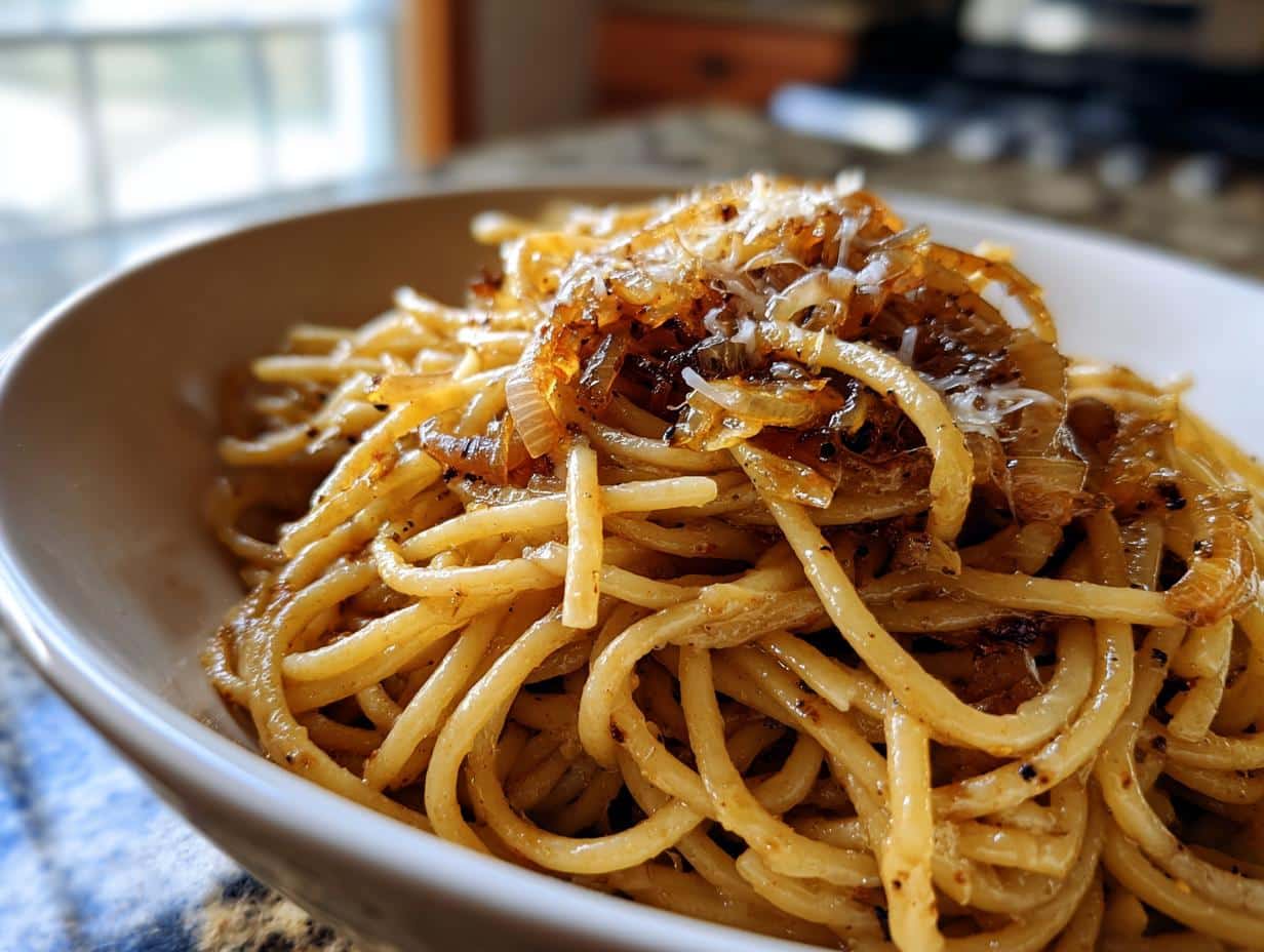 French Onion and Browned Butter Pasta - detail 1