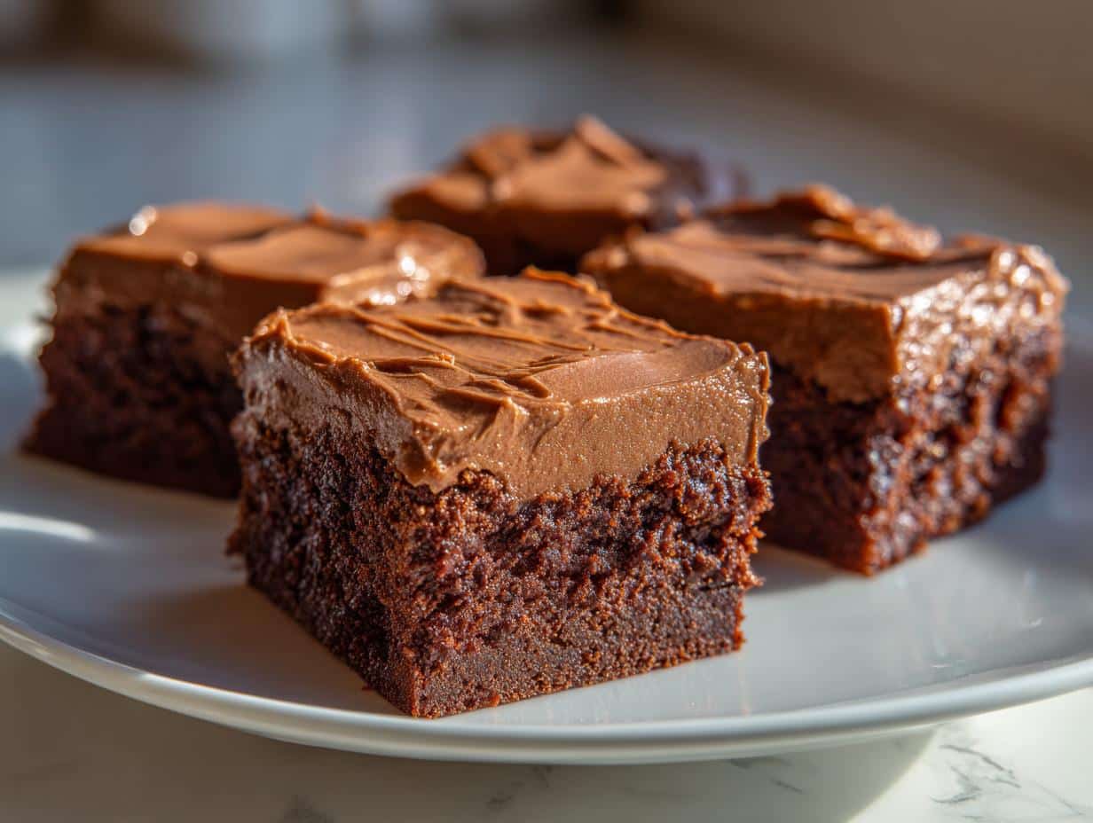 Frosted Coffee Brownies Recipe - detail 1