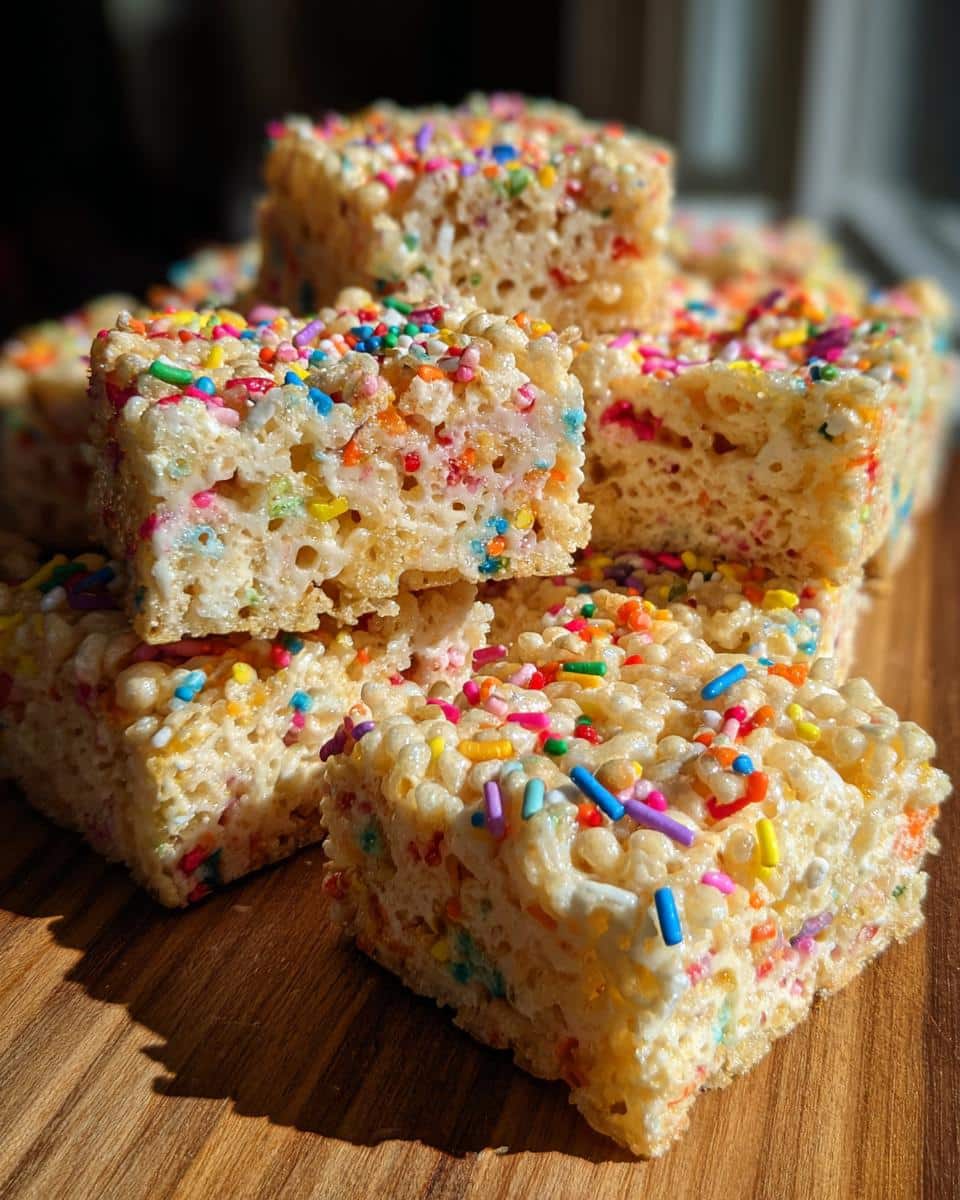 Funfetti Rice Krispie Treats - detail 1