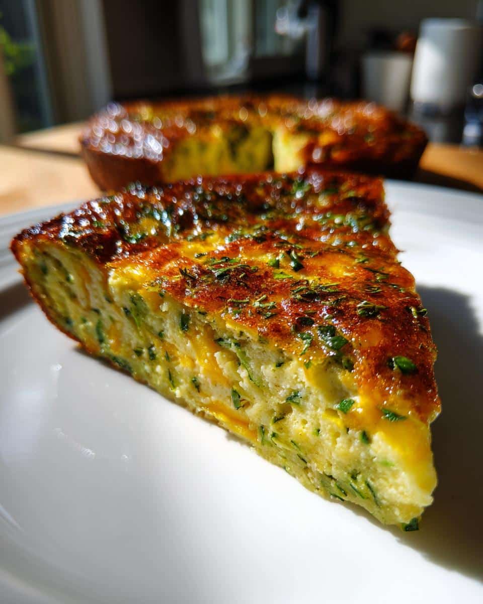 Garden Crustless Zucchini Pie - detail 1