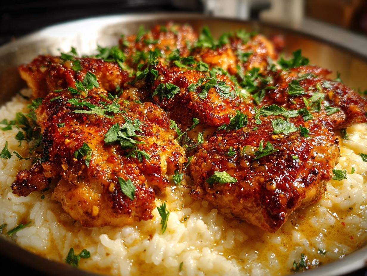 Garlic Butter Chicken with Parmesan Rice - detail 1
