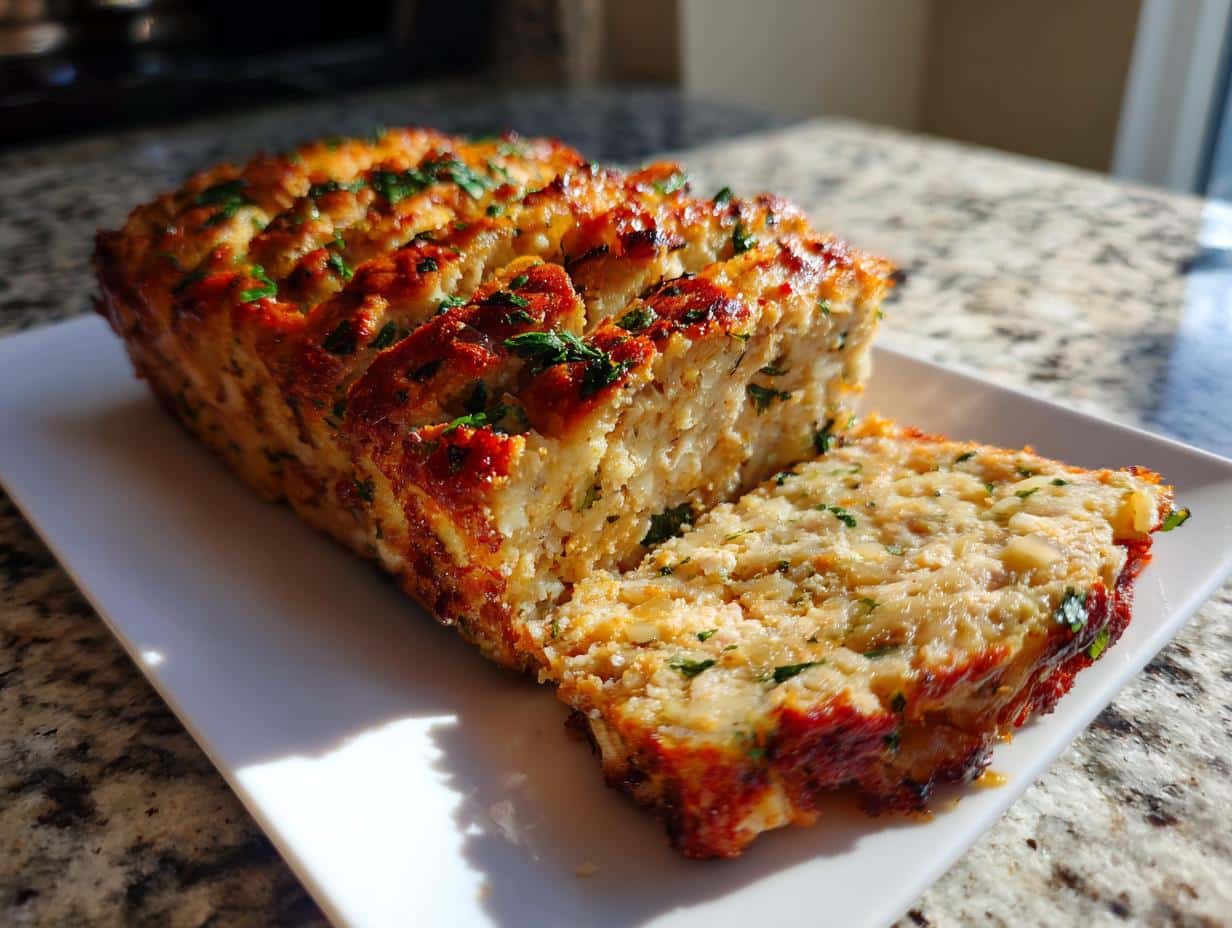 Garlic Parmesan Chicken Meatloaf - detail 1
