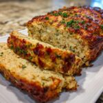 Garlic Parmesan Chicken Meatloaf