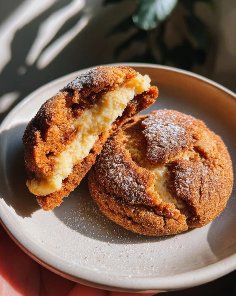 Gingerbread Cheesecake Cookies