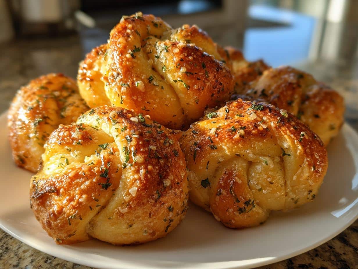 Gooey Garlic Knots - detail 1