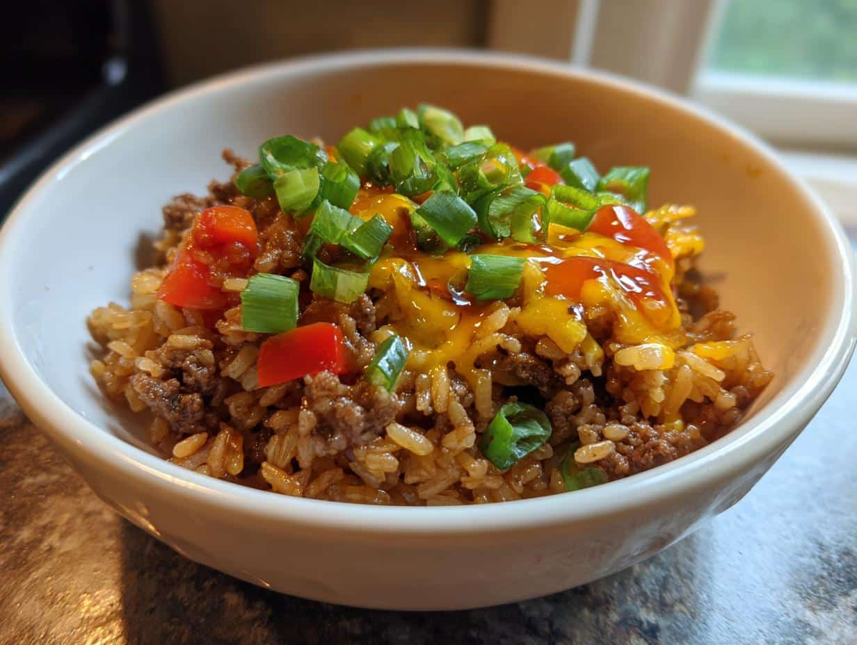 Ground Beef Hot Honey Bowl - detail 1