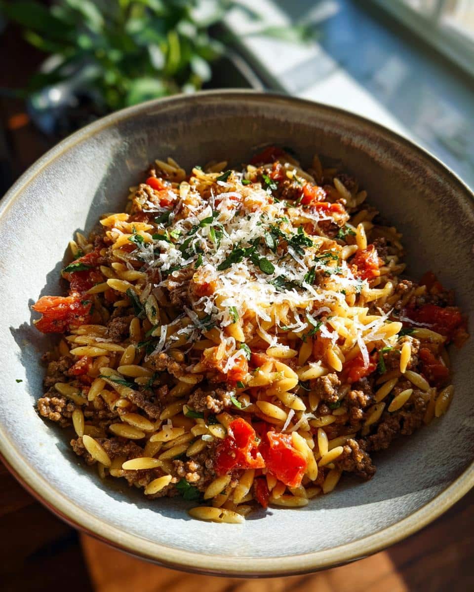 Ground Beef Orzo for Effortless - detail 1