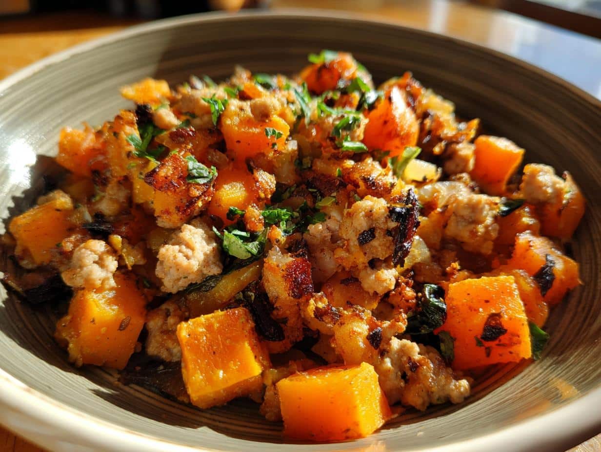 Ground Turkey Butternut Squash Skillet - detail 1