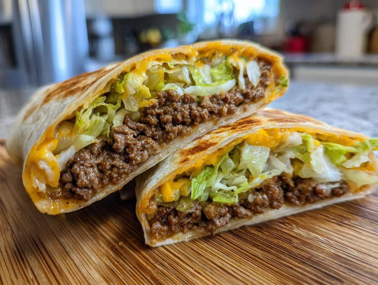 Homemade Big Mac Wraps - detail 1