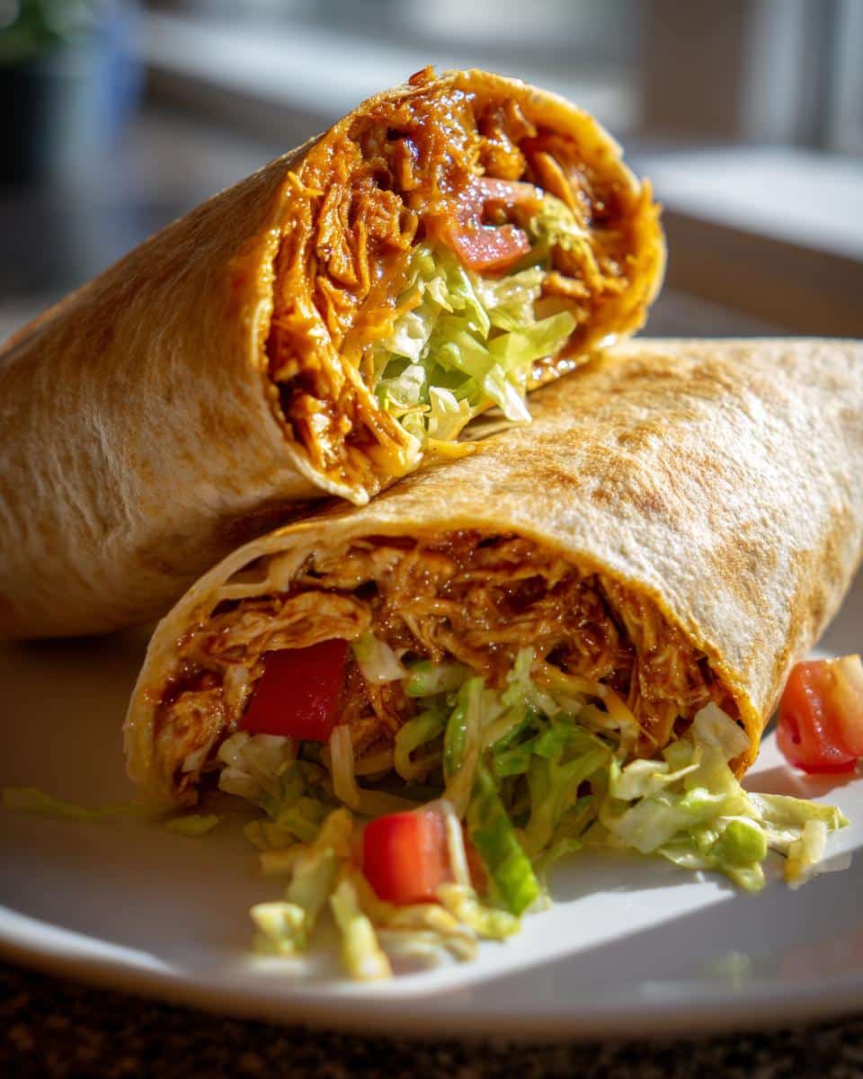 Honey Garlic Chicken Crunch Wraps - detail 1