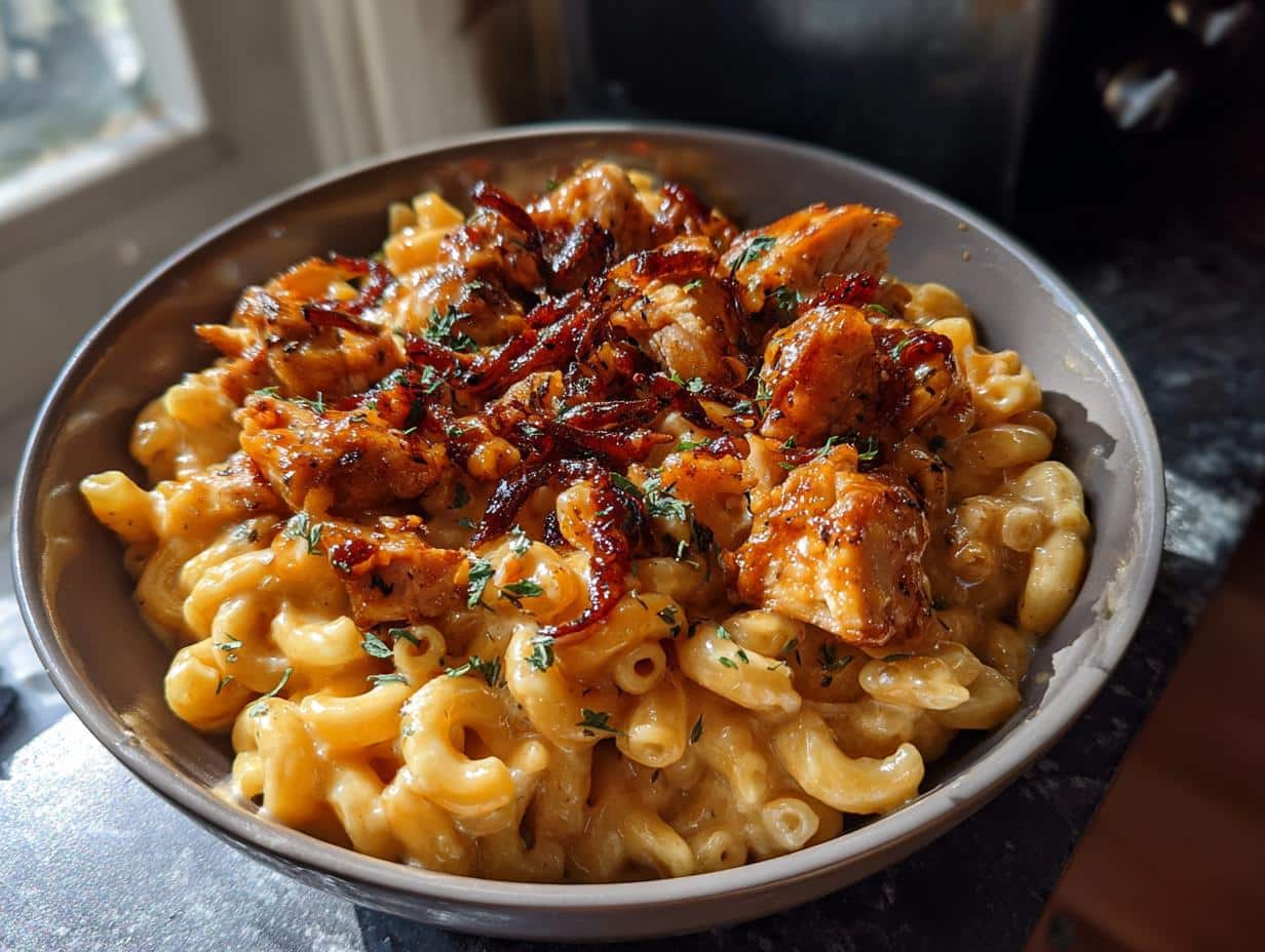 Honey Pepper Chicken Mac and Cheese - detail 1