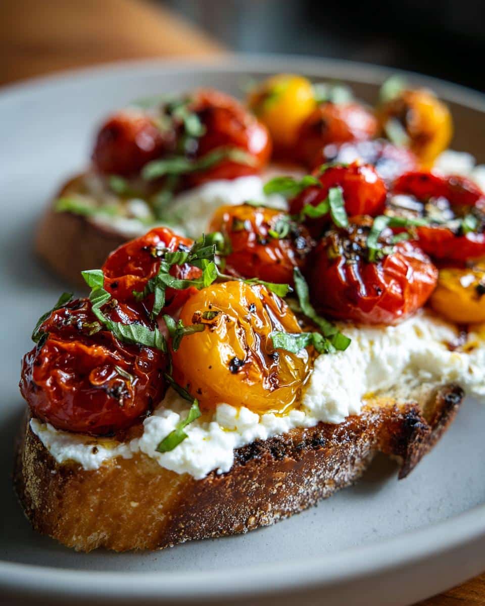 Hot Caprese Dip with Roasted Tomatoes & Burrata - detail 1