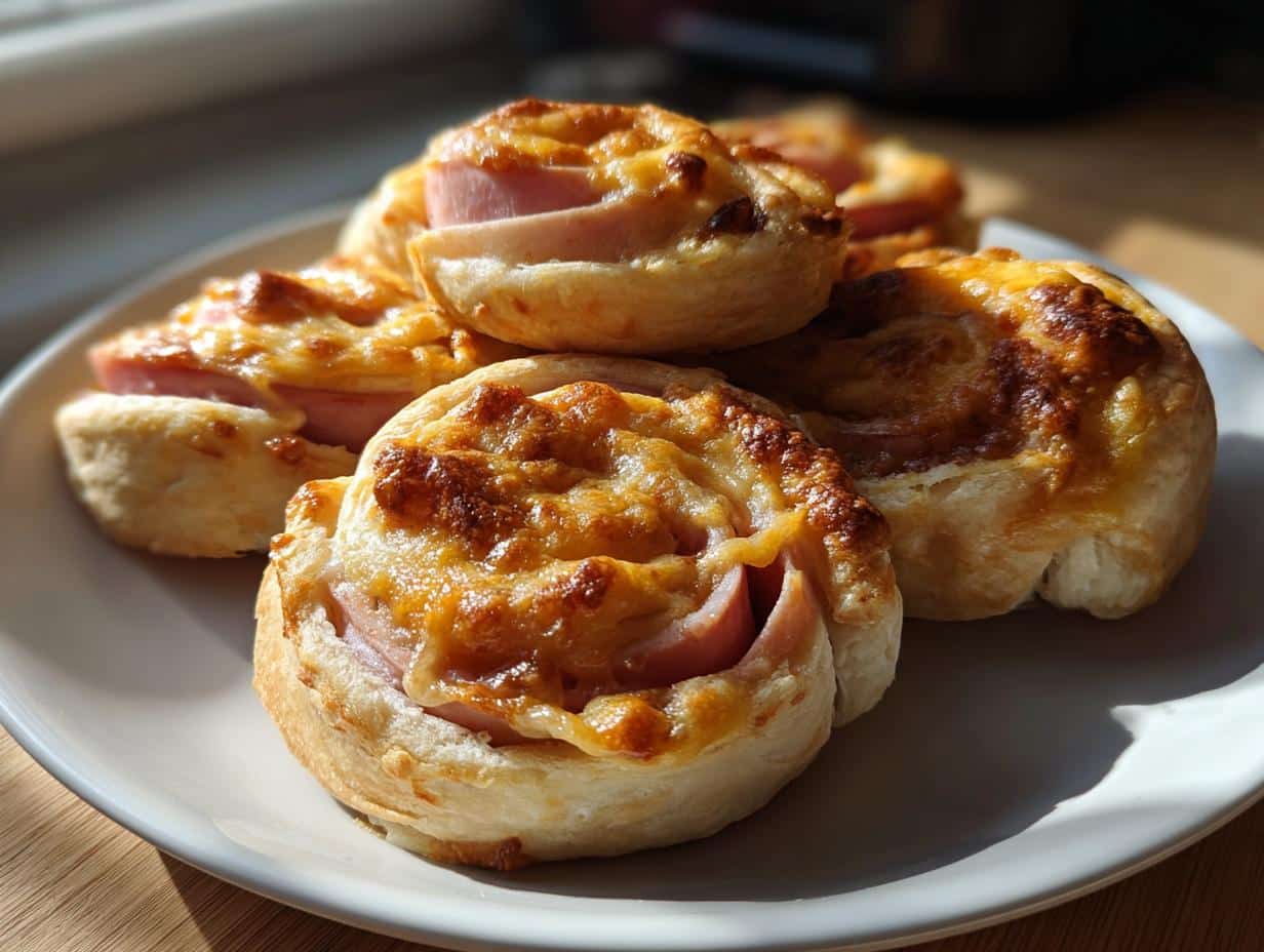 Hot Ham and Cheese Pinwheels - detail 1