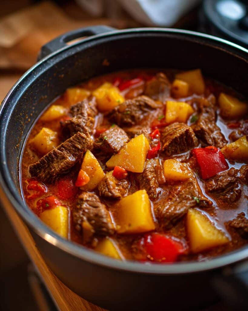 Hungarian Red Potato Goulash