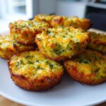Low‑Carb Crispy Broccoli Cheese Rounds