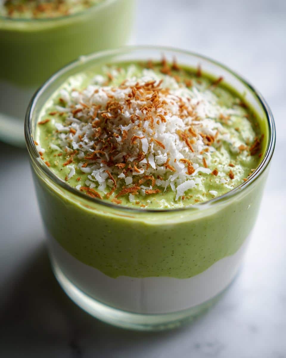Matcha Coconut Overnight Oats - detail 1