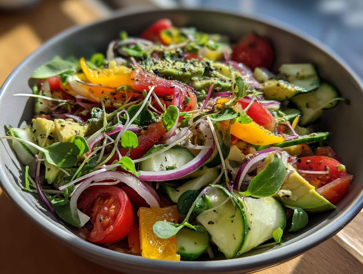 Microgreens & Super‑Veg Salad - detail 1