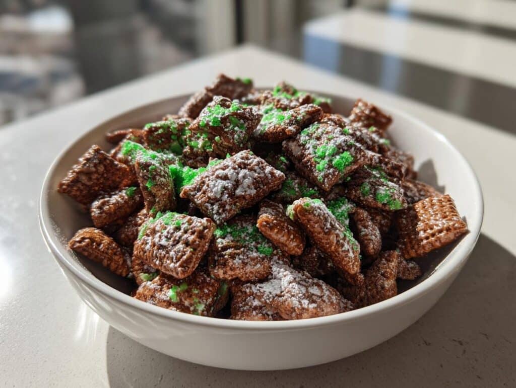 Mint Chocolate Puppy Chow