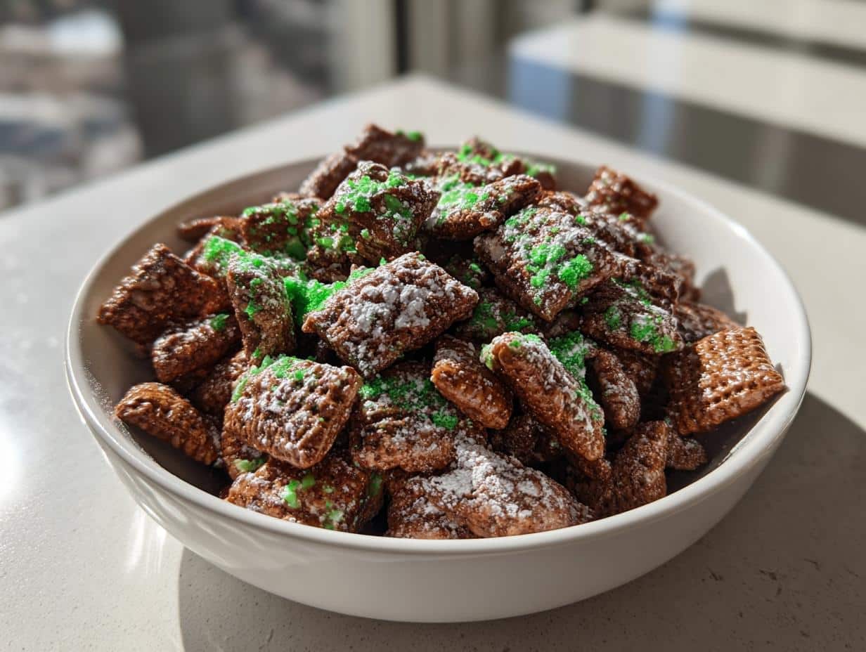 Curated visual reference: Visual Reference: Mint Chocolate Puppy Chow 5 Irresistible Reasons To Indulge