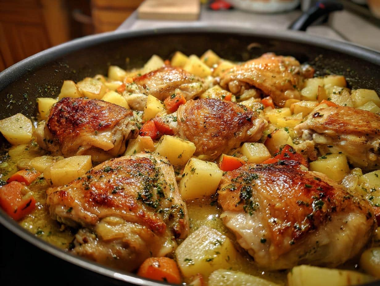 Mississippi Chicken and Potatoes - detail 1