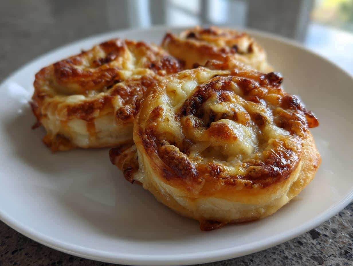 Mushroom and Cheese Pinwheels - detail 1