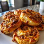 Mushroom and Cheese Pinwheels