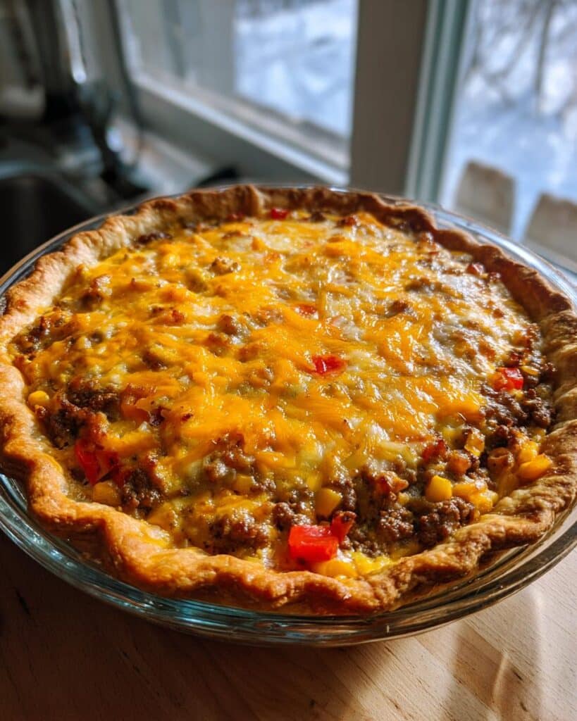 One-Pan Cheeseburger Pie