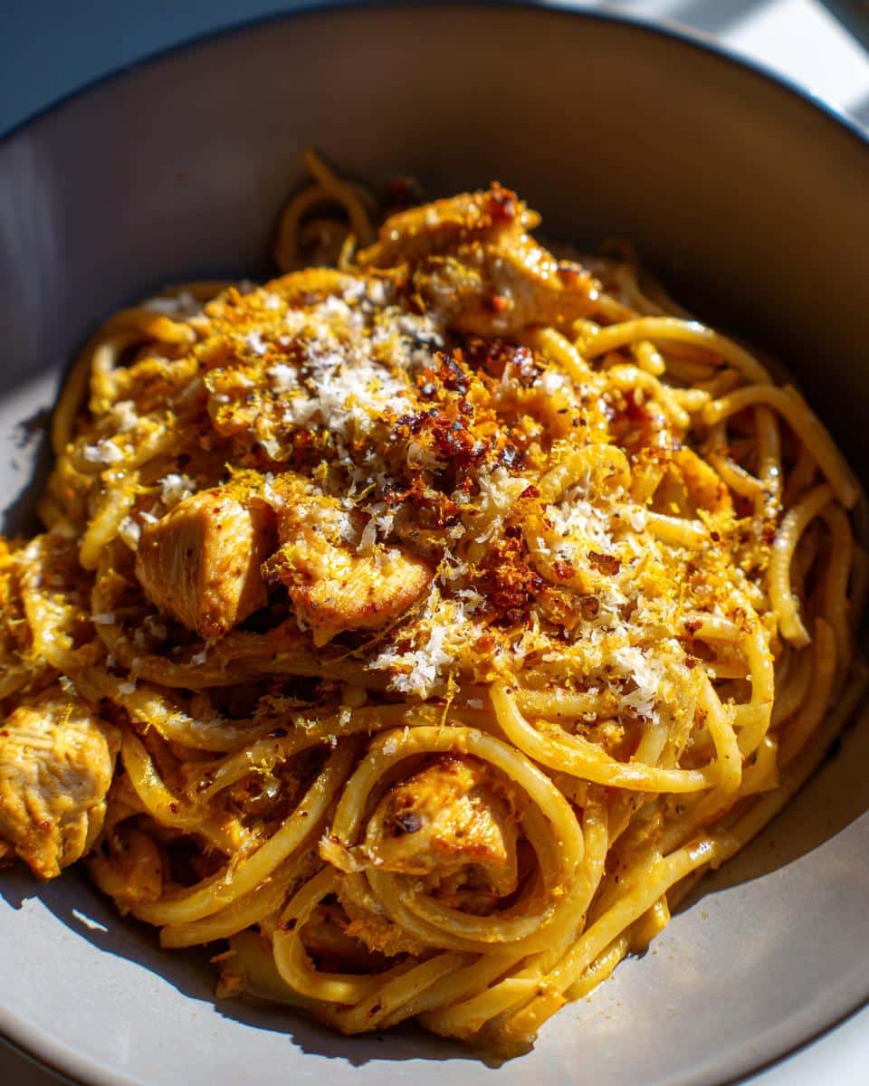 One-Pot Hot Honey Lemon Chicken Pasta (30-Minute Dinner) - detail 1